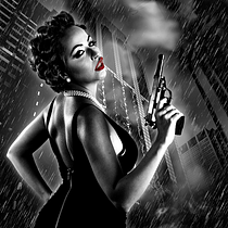 Mi Proyecto del curso: La Fotografía de Sin City: del cómic a la pantalla. Un projet de Photographie, Conception d'éclairage, Postproduction photographique, Photographie de studio , et Photomontage de Mauro Rguez - 13.09.2021
