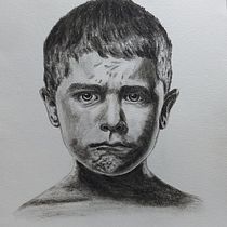 Meu projeto do curso: Retrato artístico com carvão vegetal: criando atmosferas Ein Projekt aus dem Bereich Traditionelle Illustration, Bildende Künste, Zeichnung, Porträtzeichnung, Realistische Zeichnung und Artistische Zeichnung von Lilian Coelho - 14.09.2021