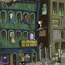 My project in Digital Background Painting for Animation course. Traditional illustration, Animation, Digital Illustration, and Digital Painting project by Naüm Cafarr - 09.25.2021
