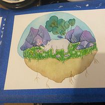 Mi Proyecto del curso: Técnicas de ilustración con acuarela y gouache. Traditional illustration, Fine Arts, Painting, Watercolor Painting, Children's Illustration, and Gouache Painting project by nadiaggutierrezc - 09.15.2021