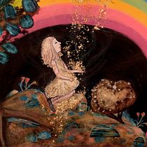 Mein Kursprojekt: Sterntaler Illustration. Traditional illustration, Fine Arts, Painting, Pencil Drawing, Drawing, Watercolor Painting, Children's Illustration, and Narrative project by Yvonne Heß - 09.15.2021