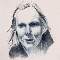 My project in Chiaroscuro Creative Portrait with Pencils course. Un projet de Illustration traditionnelle, Dessin au cra, on, Dessin de portrait , et Dessin artistique de Lise Vézina - 15.09.2021