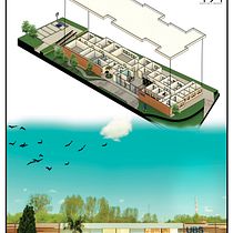 Meu projeto do curso: Ilustração digital de projetos arquitetônicos. Architecture, L, scape Architecture, Digital Illustration, Digital Architecture, and Architectural Illustration project by thaliakaise - 09.14.2021