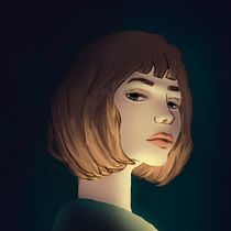 Meu projeto do curso: Retrato digital no Photoshop com um toque de fantasia. Traditional illustration, Drawing, Digital Illustration, Portrait Drawing, Digital Drawing, and Digital Painting project by Camila Aparecida Silveira - 09.07.2021