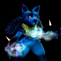 Lucario: Creación de pelo 3D con XGen de Maya . 3D, 3D Modeling, 3D Character Design, and 3D Design project by Julian Vargas Cataño - 09.12.2021