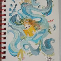 Curso: Técnicas de acuarela para ilustraciones de ensueño. Projekt z dziedziny Trad, c, jna ilustracja,  R, sunek, Malowanie akwarelą, Ilustracja w i dawnicza użytkownika Shirley Jasive Martínez Wong - 16.09.2021