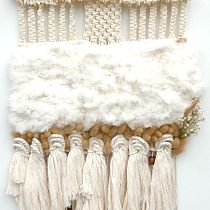 Mi Proyecto del curso: Introducción al macramé: creación de un tapiz decorativo Ein Projekt aus dem Bereich Erweiterungsentwicklung, H, werk, Innendesign, Dekoration von Innenräumen, Weben und Makramee von sabrinagarcia64 - 16.09.2021
