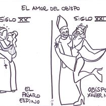 El amor del Obispo antes y ahora. Escrita, Comic, e Desenho projeto de esther.name - 16.09.2021
