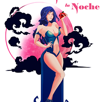 My project in Illustration of a Pin-Up with Traditional Techniques course. Ilustração tradicional, Artes plásticas, Pintura, Desenho a lápis, Desenho, e Design gráfico projeto de alejandro.m.medina13 - 05.09.2021