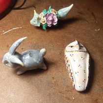 Mi Proyecto del curso: Creación de joyería con arcilla polimérica. Cerâmica, Design de acessórios, e Design de joias projeto de Eibys Guerra Ginarte - 17.09.2021