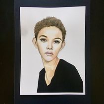 My project in Watercolor Portrait from a Photo course. Traditional illustration, Watercolor Painting, and Portrait Drawing project by Megan Johnson - 09.16.2021