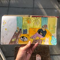 My project in Exploratory Sketchbook: Find Your Drawing Style course. Traditional illustration, Sketching, Creativit, Drawing, Watercolor Painting, Sketchbook, and Gouache Painting project by Linda van den Heuvel - 09.17.2021