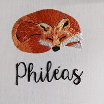 Mon projet du cours : Technique de broderie réaliste. Traditional illustration, and Embroider project by Audrey-Anne Fiset - 09.17.2021