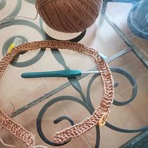 Mi Proyecto del curso:  Top-down: prendas a crochet de una sola pieza. Un progetto di Fashion design, Fiber Art, DIY e Uncinetto di belenorozco45 - 18.09.2021