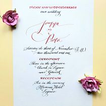 My project in English Calligraphy from A to Z course. Calligraph project by Joanna Zakrzewska - 09.18.2021