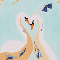 My project in Painting with Gouache: Create Poetic Illustrations course. Traditional illustration, Fine Arts, Painting, Artistic Drawing, and Gouache Painting project by M Algrain - 09.18.2021