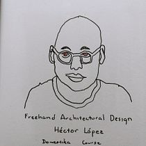 My project in Introduction to Freehand Architectural Design course. Architecture, and Architectural Illustration project by Richard - 09.18.2021