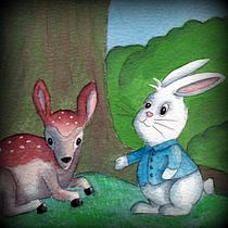 My project in Animal Characters in Watercolor for Children’s Books course. Traditional illustration, Fine Arts, Painting, Drawing, Watercolor Painting, Children's Illustration, and Narrative project by Leoni Mullett - 09.18.2021