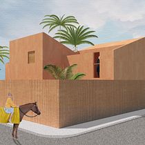 Mi Proyecto del curso: Representación gráfica de proyectos arquitectónicos. Un projet de Architecture, Design graphique, Architecture d'intérieur, Design d'intérieur, Pa, sagisme, Collage, Architecture numérique et Illustration architecturale de Sofía Hernández - 18.09.2021