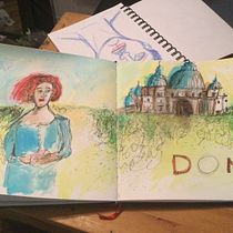 My project in Artistic Watercolor Sketching: Dare to Express Your Ideas course. Traditional illustration, Sketching, Creativit, Drawing, Watercolor Painting, and Sketchbook project by Madison Sesco - 09.19.2021