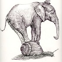 Mi Proyecto del curso: Ilustración surrealista con rotuladores Ein Projekt aus dem Bereich Traditionelle Illustration, Bleistiftzeichnung, Zeichnung, Realistische Zeichnung, Artistische Zeichnung und Illustration mit Tinte von LISA WILLIAMS GOODRICH - 19.09.2021