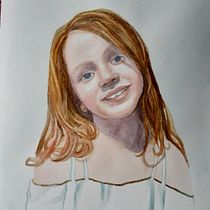 My project in Watercolor Portrait from a Photo course. Traditional illustration, Watercolor Painting, and Portrait Drawing project by isha drew - 09.19.2021