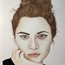 My project in Watercolor Portrait from a Photo course. Traditional illustration, Watercolor Painting, and Portrait Drawing project by Amy Lagers - 09.19.2021