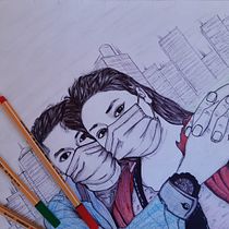 Mi Proyecto del curso: Retrato realista con bolígrafo. Ilustração tradicional, Desenho, Desenho de retrato, Desenho realista, e Desenho artístico projeto de Ricardo Tidor Vasquez Pizarro - 14.09.2021