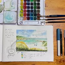 Mi Proyecto del curso: Cuaderno de viaje en acuarela. Traditional illustration, Watercolor Painting, Architectural Illustration, and Sketchbook project by Mercedes Maseda Pernas - 09.19.2021