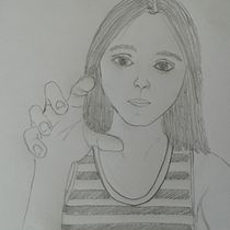 Retrato. Fine Arts, Sketching, Pencil Drawing, Drawing, Realistic Drawing, and Figure Drawing project by linimaz - 09.19.2021