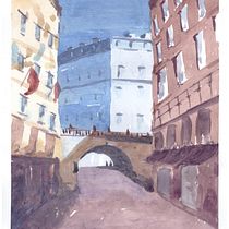 Meu projeto do curso: Representação arquitetônica com aquarela. Un projet de Illustration traditionnelle, Esquisse , Dessin, Aquarelle, Illustration architecturale , et Carnet de croquis de denize_rossi_pr - 19.09.2021