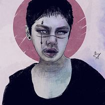 Mi Proyecto del curso: Retrato ilustrado con Procreate. Ilustração tradicional, Ilustração vetorial, Ilustração digital, e Desenho de retrato projeto de Jonás Castillo - 20.09.2021