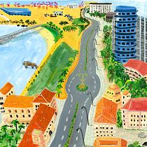 My project in Pictorial Sketchbook with Gouache course. Traditional illustration, Sketching, Drawing, Architectural Illustration, Sketchbook, and Gouache Painting project by nataliawg - 09.19.2021