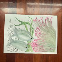 Mi Proyecto del curso: Ilustración de universos marinos en acuarela. Un projet de Illustration traditionnelle, Peinture, Aquarelle et Illustration naturaliste de marmy616 - 20.09.2021