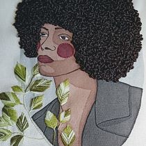 Meu projeto do curso: Criação de retratos bordados com aquarela. Projekt z dziedziny  Malarstwo, Malowanie akwarelą i  Haft użytkownika Adriana Portes - 18.09.2021