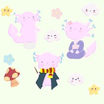 My project in Kawaii Illustration: Create Charming Characters course. Projekt z dziedziny Manga, Projektowanie postaci, Trad, c i jna ilustracja użytkownika Juliana Rosas - 20.09.2021