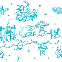 My project in Introduction to Illustrated Printmaking with Procreate course. Un projet de Dessin numérique, Illustration traditionnelle et Illustration numérique de Marcelo Badari - 17.09.2021
