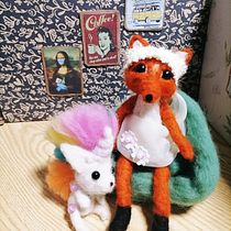Mi Proyecto del curso: Needle felting: creación de personajes con lana y aguja. Artesanato, e Design de brinquedos projeto de Katherine Roldan Estrada - 21.09.2021