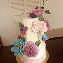 Mi Proyecto del curso: Flores de azúcar para cake design. Design, e DIY projeto de Luz Mariana Sánchez Santiago - 21.09.2021