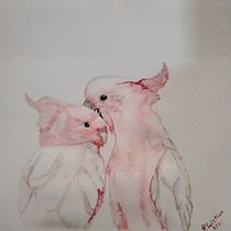 My project in Expressive Animal Portraits in Watercolor course. Un projet de Illustration traditionnelle, Aquarelle, Dessin réaliste et Illustration naturaliste de Raelene Watson - 18.09.2021