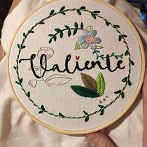 Mi Proyecto del curso: Técnicas básicas para bordar letras. Embroider project by M Ángeles Guillén Zapata - 09.21.2021