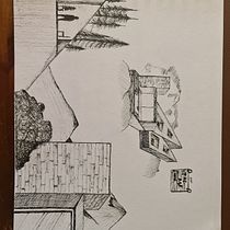 My project in Architectural Drawing: From Imagination to Conceptualization course. Projekt z dziedziny  Architektura, Sketching,  R, sunek,  R i sunek architektoniczn użytkownika Paulo Elias - 27.09.2021