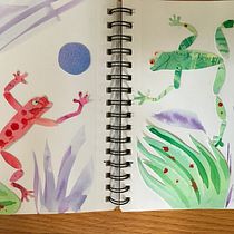 Some collages in Creative Watercolor Sketching for Beginners course. Creativit, Watercolor Painting, Sketchbook, Traditional illustration, Sketching, and Drawing project by mia.mass - 09.21.2021