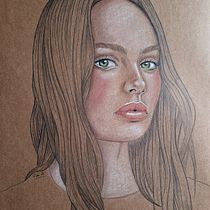 Mi Proyecto del curso: Ilustración con pastel y lápices de colores. Un progetto di Illustrazione tradizionale, Belle arti, Disegno a matita, Disegno, Disegno di ritratti, Disegno realistico e Disegno artistico di alonsoflavia1 - 21.09.2021