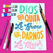 Mi Proyecto del curso: Lettering en acuarela a todo color. H, Lettering, Lettering, and Watercolor Painting project by Karin López - 09.21.2021