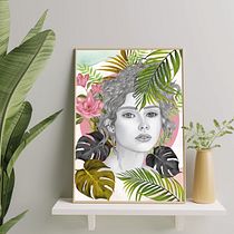 Mi Proyecto del curso: Ilustración de retrato con técnicas analógicas y digitales. Traditional illustration, Pencil Drawing, Drawing, Digital Illustration, Watercolor Painting, Portrait Drawing, and Realistic Drawing project by Jor Caro - 09.21.2021