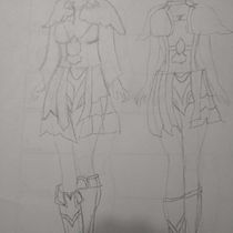 Mi Proyecto del curso:  hada guerrea. Traditional illustration, Character Design, Comic, Pencil Drawing, Drawing, and Manga project by Ignacio PR - 09.21.2021