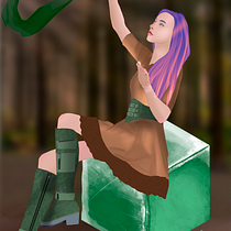 Mi Proyecto del curso: Pintura digital para personajes en Procreate. Character Design, Traditional illustration, and Digital Illustration project by Leire Alonso - 09.21.2021