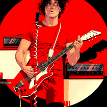 Jack White. Digital Drawing, Traditional illustration, and Digital Illustration project by Salvador Anguiano - 09.22.2021