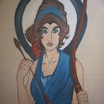 Meu projeto do curso: Criação de retratos bordados com aquarela. Projekt z dziedziny  Malarstwo, Malowanie akwarelą i  Haft użytkownika Sabrina Souza - 22.09.2021